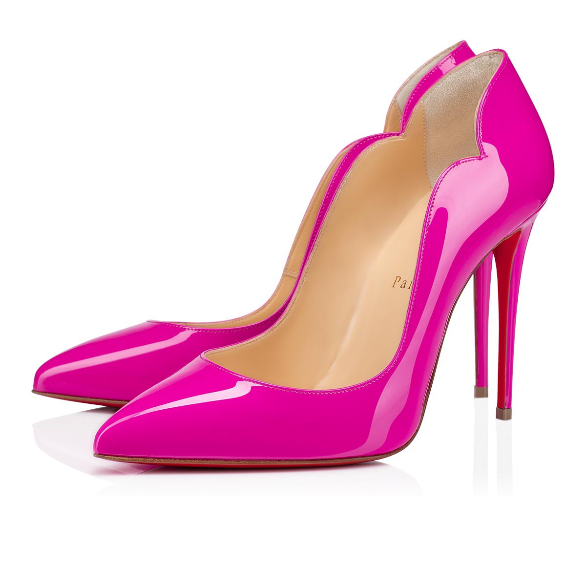 christian louboutin pink shoes