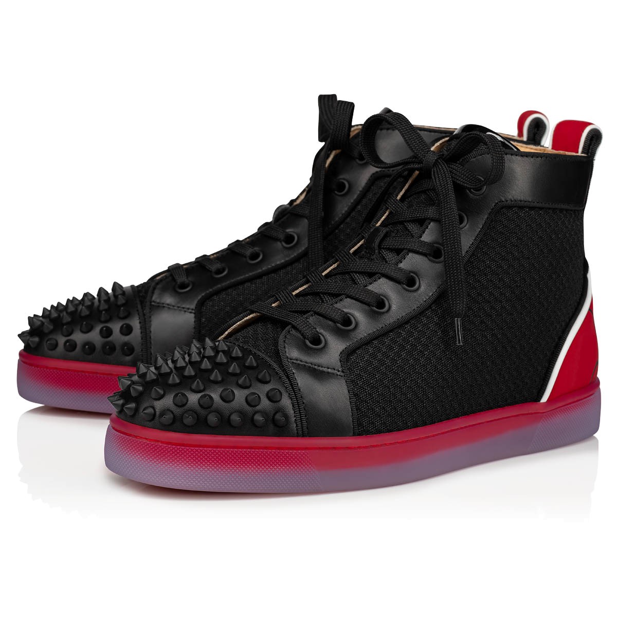 mens red louboutin sneakers